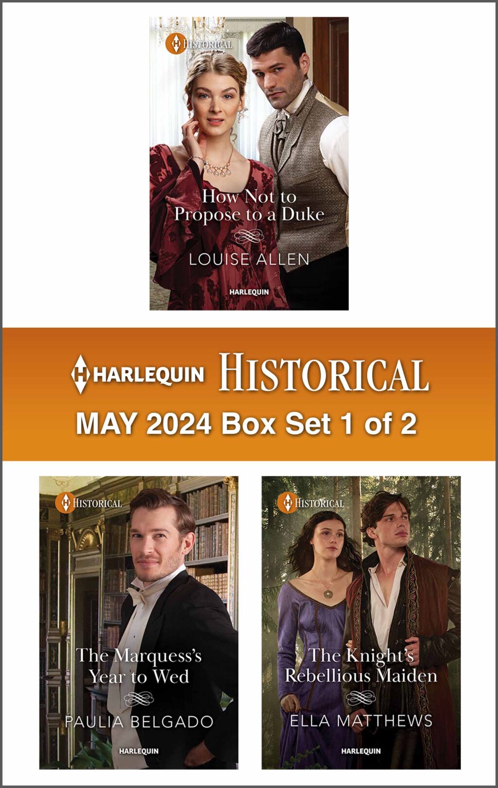 Reflowable Harlequin Historical May 2024 - Box Set 1 of 2; $13.31