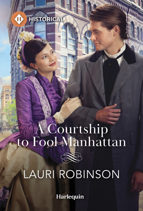 Cover image for book A Courtship to Fool Manhattan