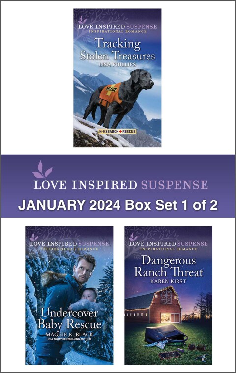 Cover image for book Love Inspired Suspense January 2024- Box Set 1 of 2