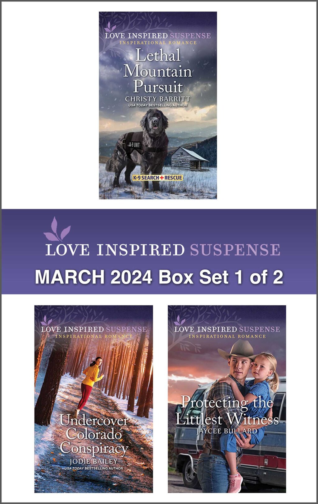 Reflowable Love Inspired Suspense March 2024 - Box Set 1 of 2; $13.31