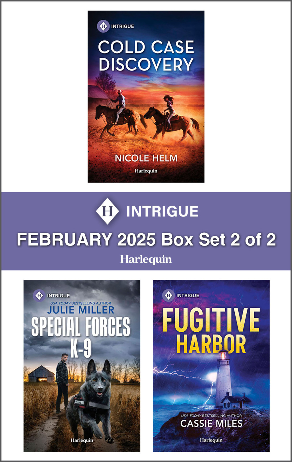 Reflowable Harlequin Intrigue February 2025 - Box Set 2 of 2; $13.31