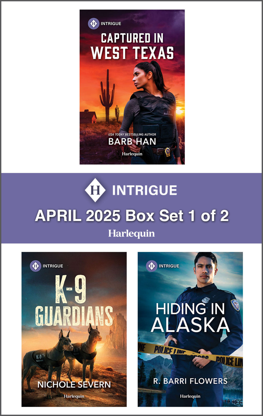 Reflowable Harlequin Intrigue April 2025 - Box Set 1 of 2; $13.31