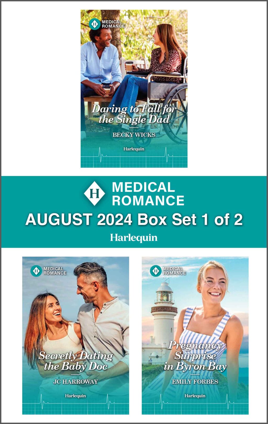 Reflowable Harlequin Medical Romance August 2024 - Box Set 1 of 2; $13.31