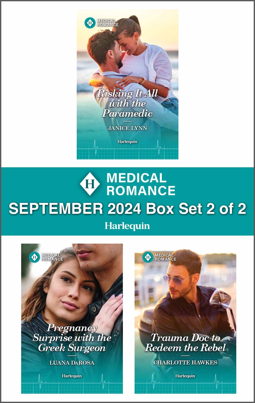 Reflowable Harlequin Medical Romance September 2024 - Box Set 2 of 2; $13.31