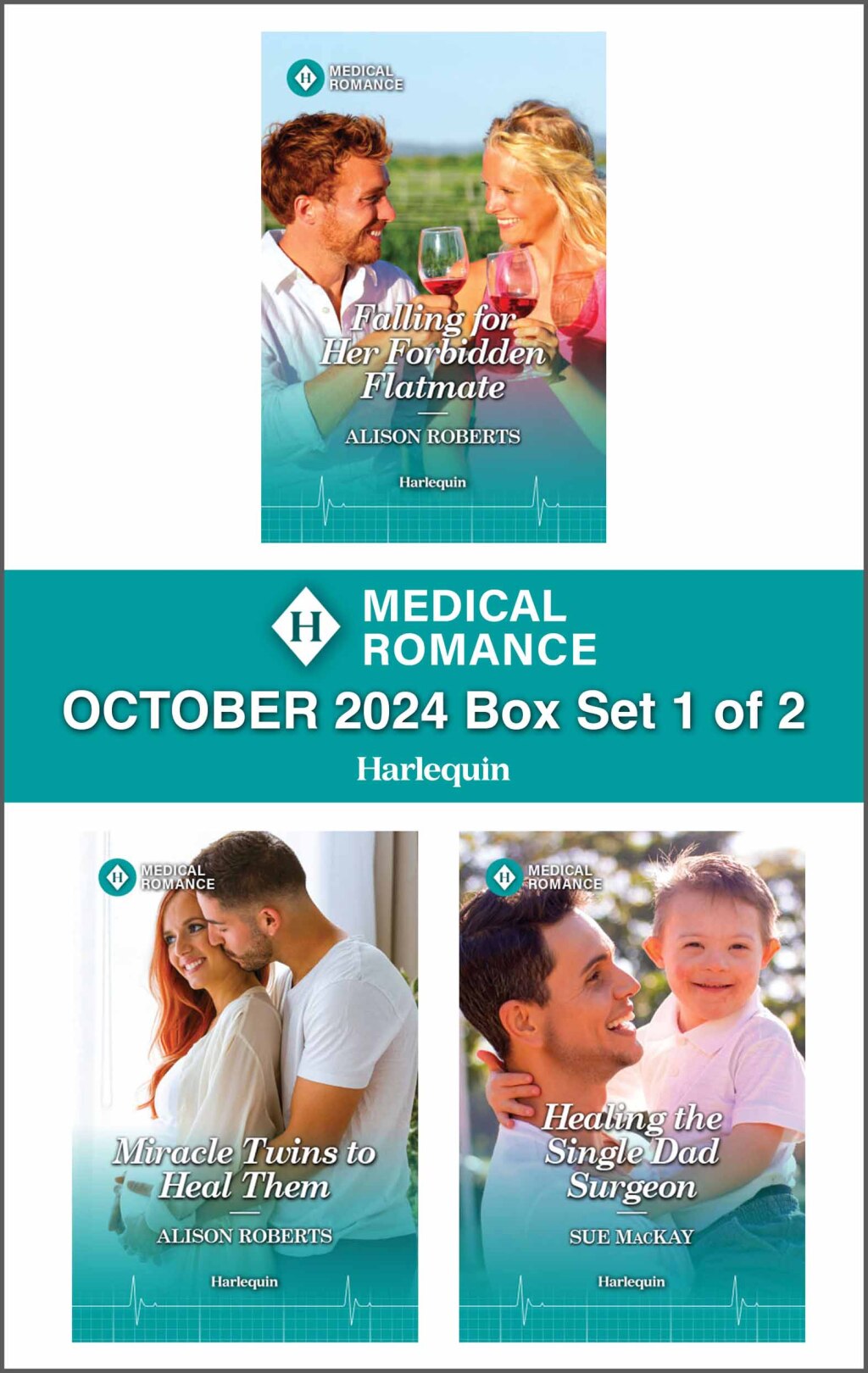Reflowable Harlequin Medical Romance October 2024 - Box Set 1 of 2; $13.31