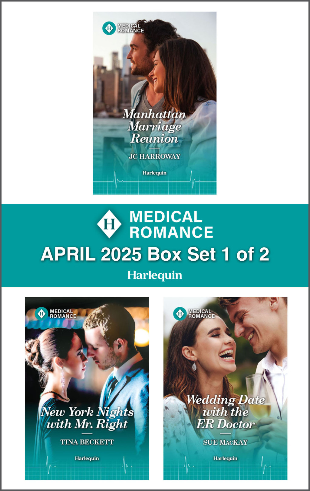 Reflowable Harlequin Medical Romance April 2025 – Box Set 1 of 2; $13.31