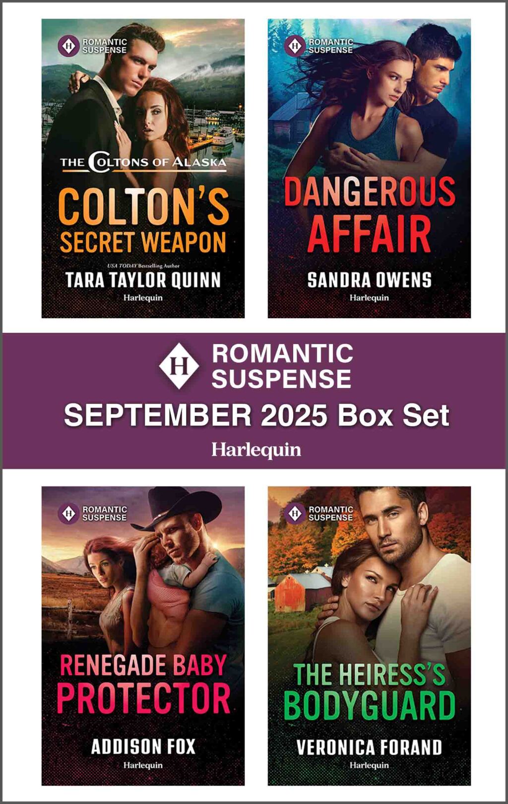 Reflowable Harlequin Romantic Suspense September 2025 - Box Set; $22.19