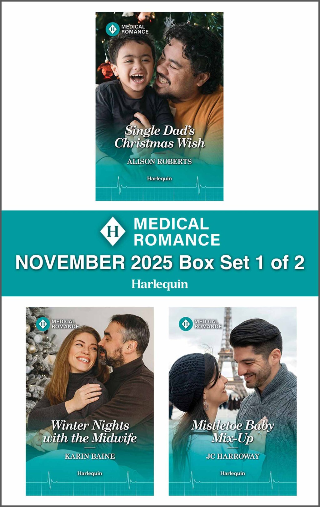 Reflowable Harlequin Medical Romance November 2025 - Box Set 1 of 2; $13.31