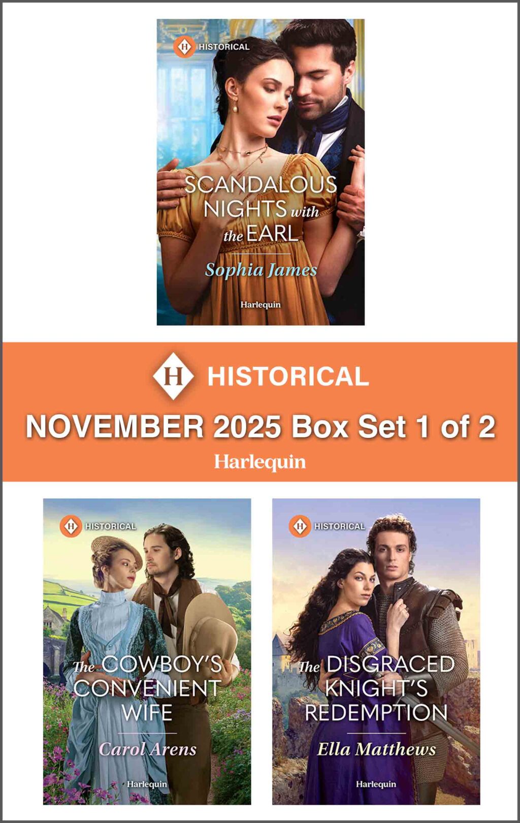 Reflowable Harlequin Historical - November 2025 - Box Set 1 of 2; $13.31