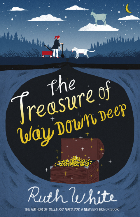 Cover image for book The Treasure of Way Down Deep