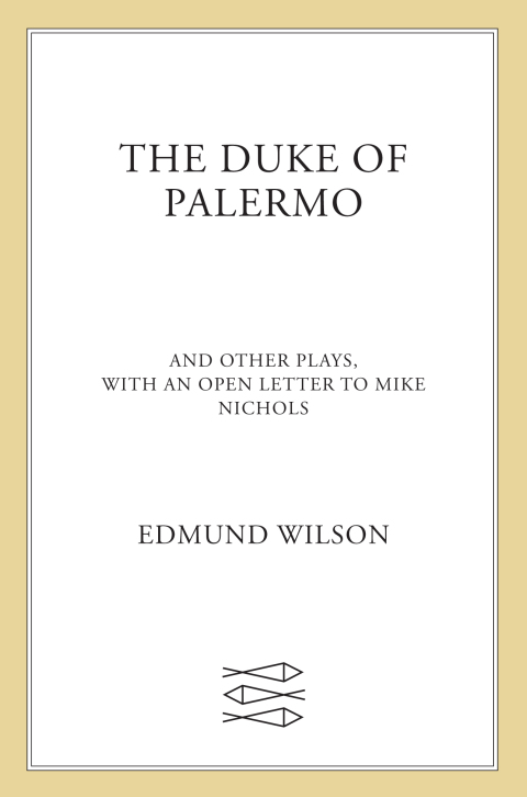 Cover image for book The Duke of Palermo and Other Plays