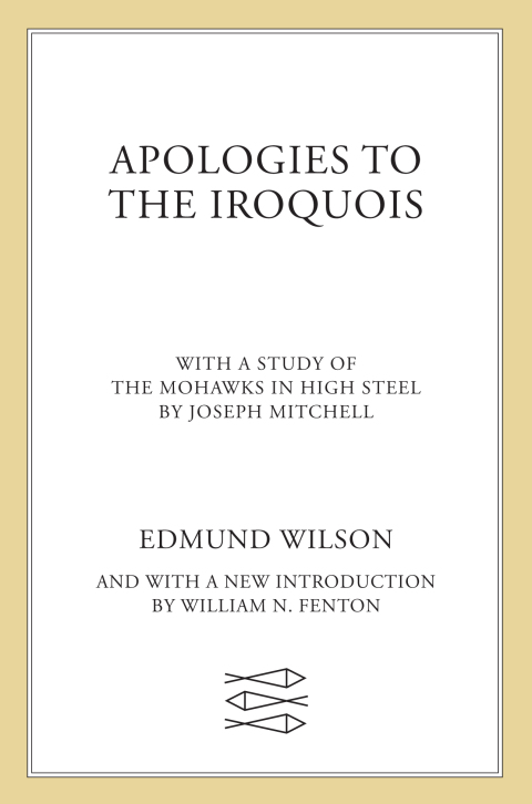 Cover image for book Apologies to the Iroquois