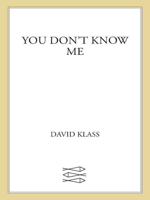 Cover image for book You Don't Know Me