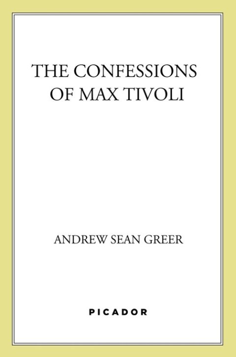Cover image for book The Confessions of Max Tivoli