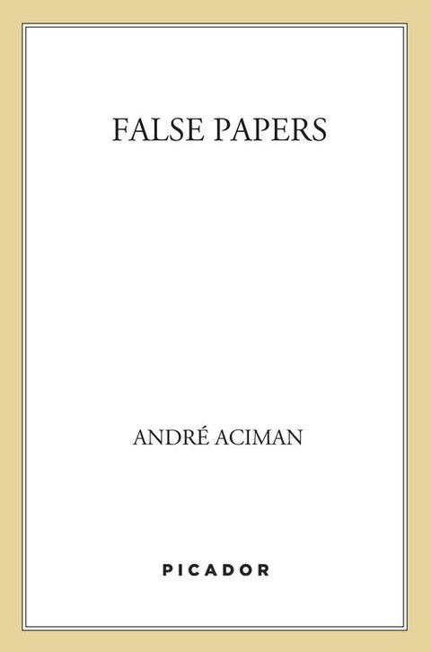 Cover image for book False Papers