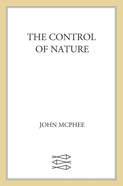Cover image for book The Control of Nature