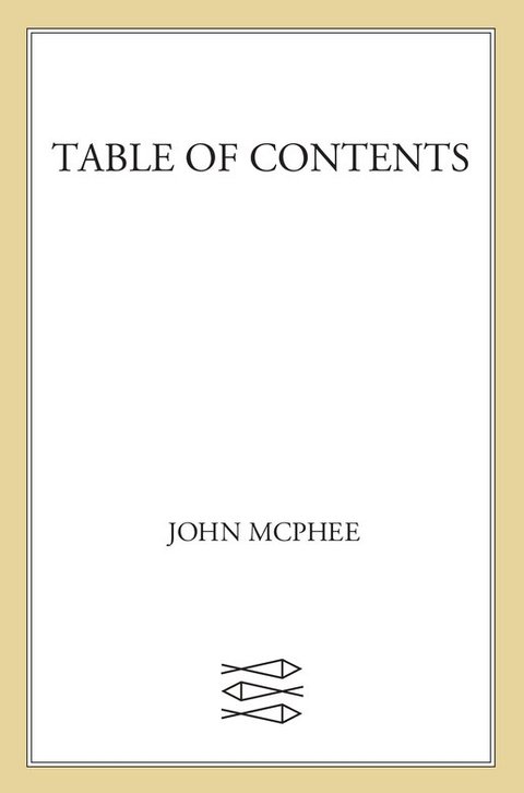 Cover image for book Table of Contents