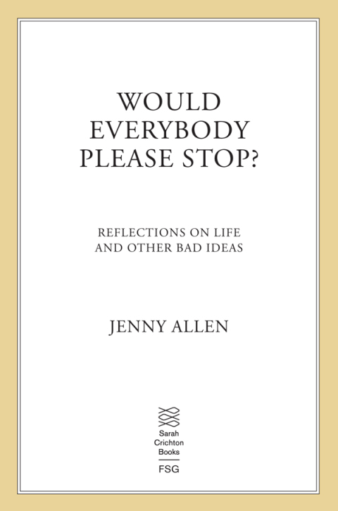 Cover image for book Would Everybody Please Stop?