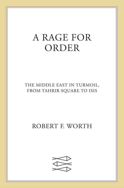 Cover image for book A Rage for Order