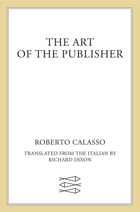 Cover image for book The Art of the Publisher