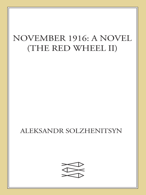 Cover image for book November 1916: A Novel