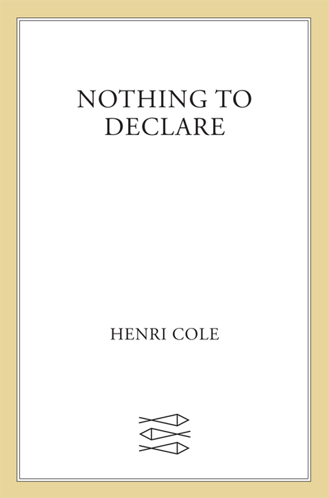 Cover image for book Nothing to Declare