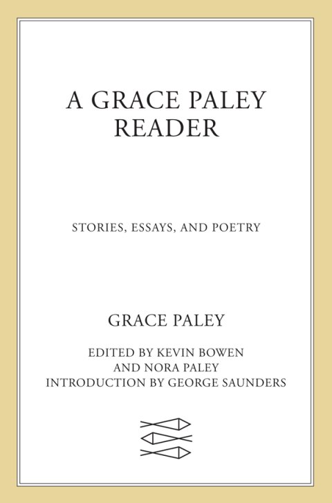 Cover image for book A Grace Paley Reader