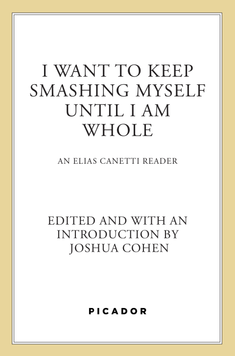 Cover image for book I Want to Keep Smashing Myself Until I Am Whole
