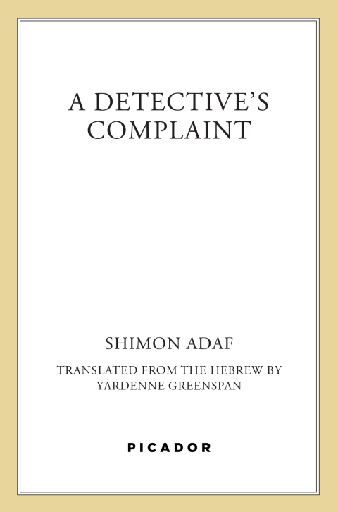 Cover image for book A Detective's Complaint
