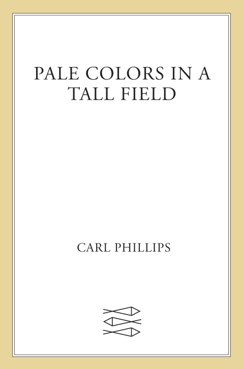 Cover image for book Pale Colors in a Tall Field