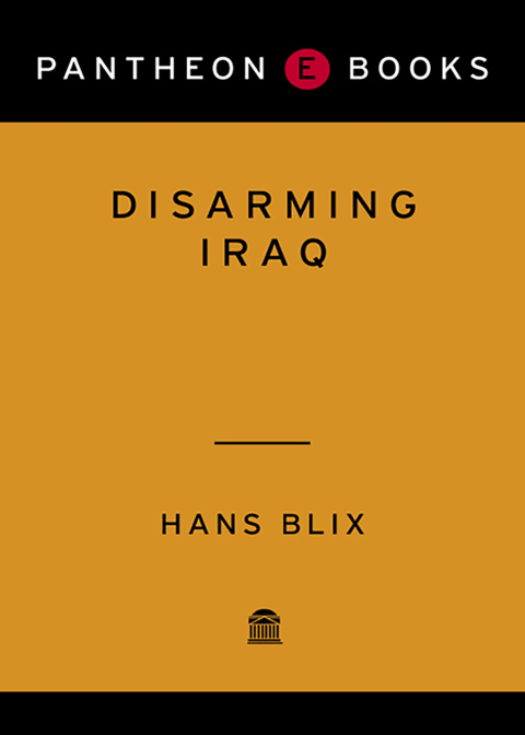 Cover image for book Disarming Iraq