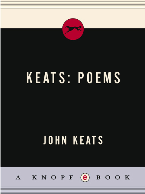 Cover image for book Keats: Poems