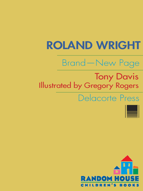 Cover image for book Roland  Wright: Brand-New Page