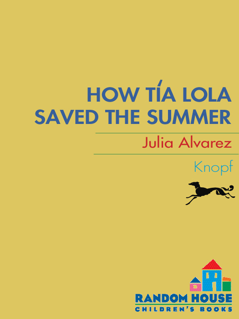Cover image for book How Tia Lola Saved the Summer