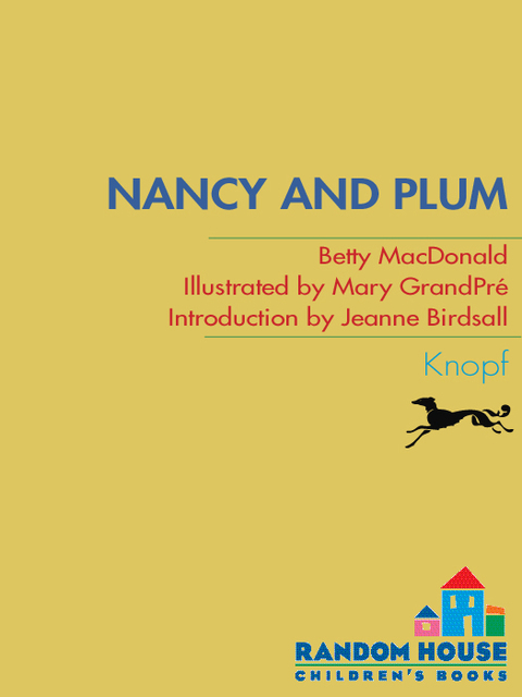 Cover image for book Nancy and Plum