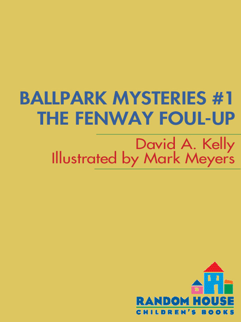Cover image for book Ballpark Mysteries #1: The Fenway Foul-up