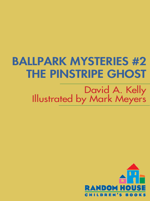 Cover image for book Ballpark Mysteries #2: The Pinstripe Ghost