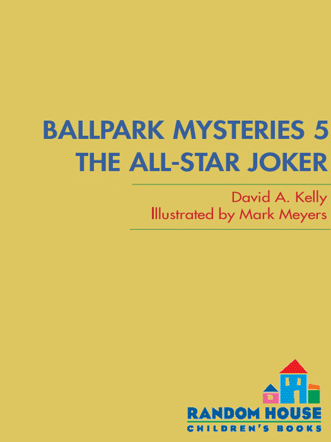 Cover image for book Ballpark Mysteries #5: The All-Star Joker