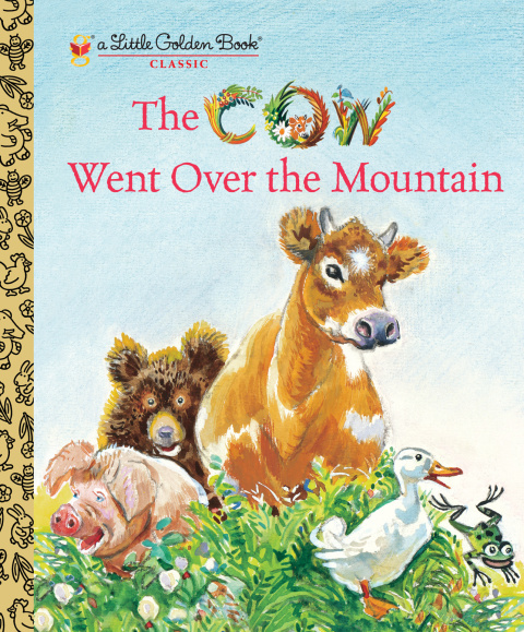 Cover image for book The Cow Went Over the Mountain