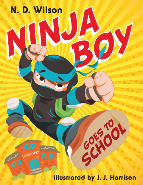 Cover image for book Ninja Boy Goes to School