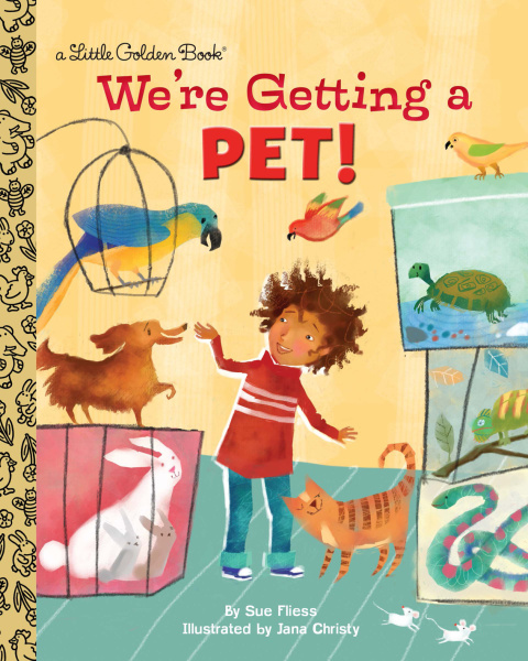 Cover image for book We're Getting a Pet!