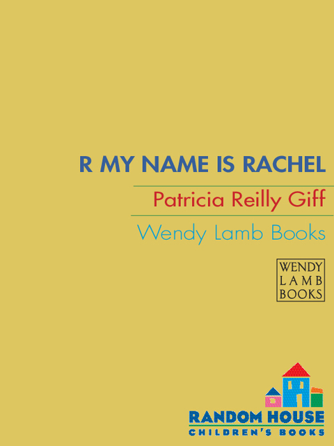 Cover image for book R My Name Is Rachel