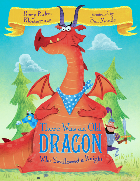 Cover image for book There Was an Old Dragon Who Swallowed a Knight