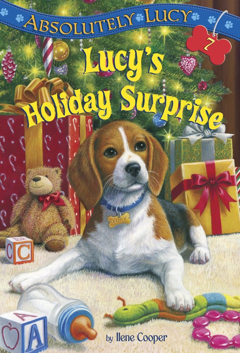 Cover image for book Absolutely Lucy #7: Lucy's Holiday Surprise