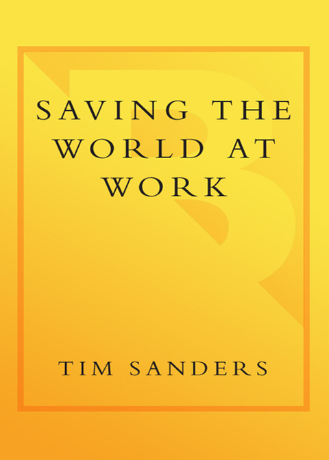 Cover image for book Saving the World at Work