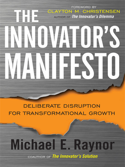 Cover image for book The Innovator's Manifesto