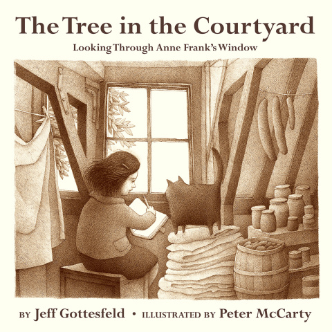 Cover image for book The Tree in the Courtyard: Looking Through Anne Frank's Window