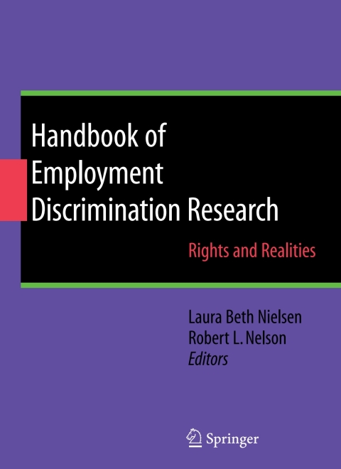 Cover image for book Handbook of Employment Discrimination Research