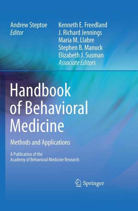 Cover image for book Handbook of Behavioral Medicine