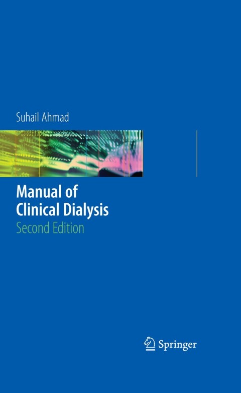 Cover image for book Manual of Clinical Dialysis